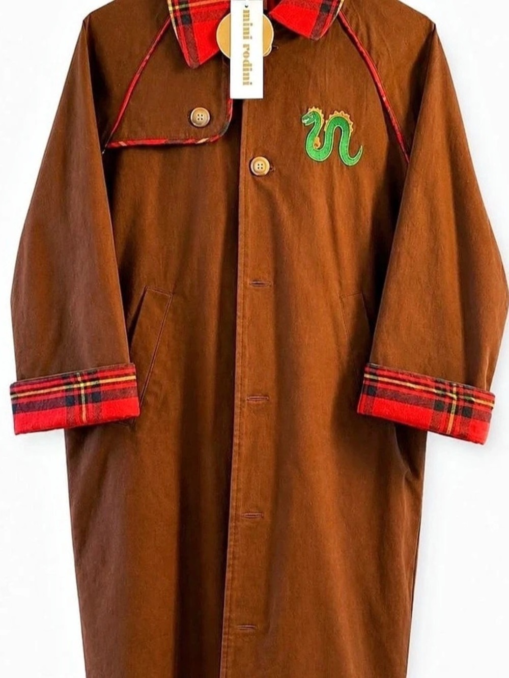 New Mini Rodini brand Plaid coat